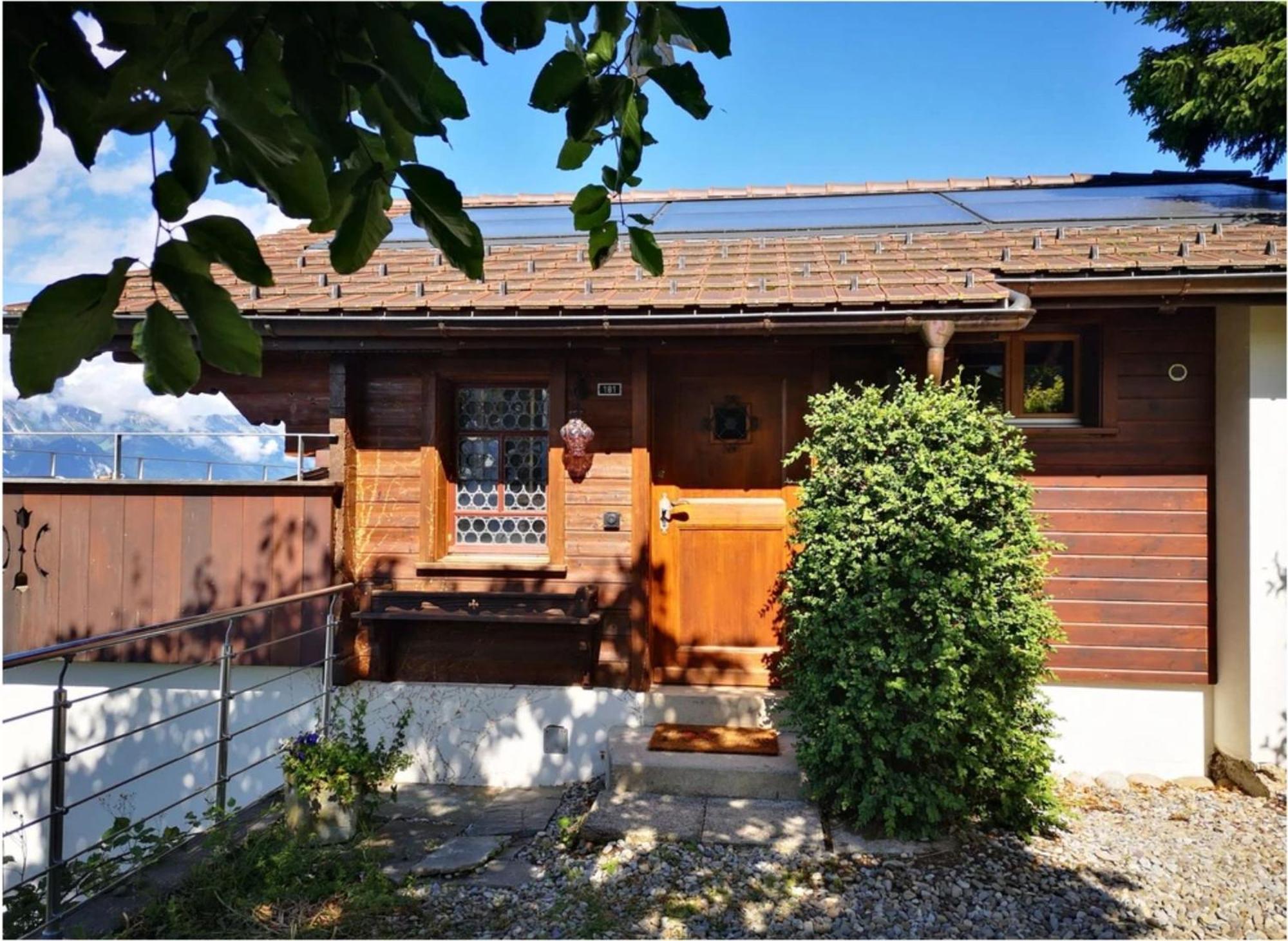 Chalet With View Of The Mountains And The Thun Lake Sigriswil Exterior foto