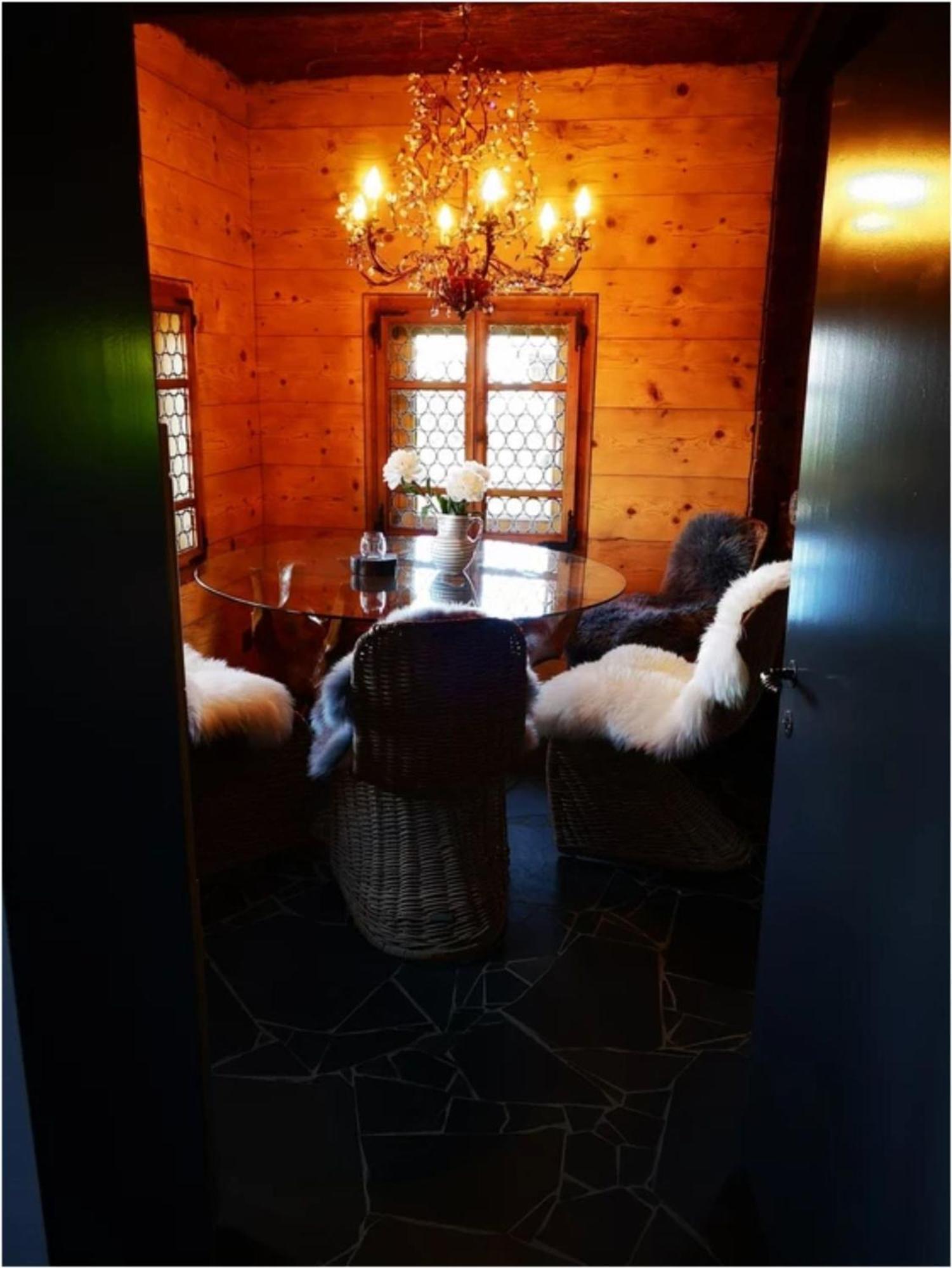 Chalet With View Of The Mountains And The Thun Lake Sigriswil Exterior foto