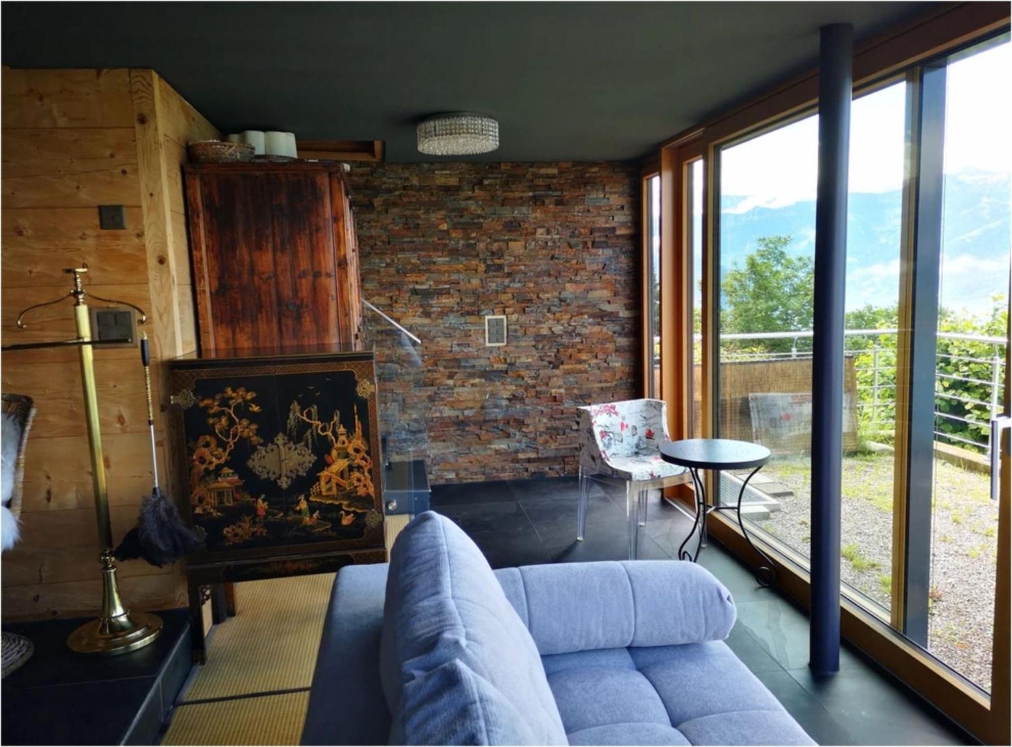 Chalet With View Of The Mountains And The Thun Lake Sigriswil Exterior foto